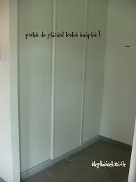 Ensemble pour portes de placard ou dressing kit comprenant les rails et les accessoires pour une pose facile pour 3 portes jusqu'à 70 kg et 16 mm couleur : Idee Deco Recup A Faire Soi Meme Habiller Des Portes De Placards Stephanie Bricole