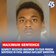The Baltimore City State's Attorney's Office has secured a 75-year prison  sentence for Stephawn Tate in the shooting death of Rodney Grinage in broad  daylight