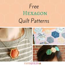 If you have a specific pattern in mind and need 4 outside red and 1 inside yellow, then label the template so you can keep track of what goes where. 11 Free Hexagon Quilt Patterns Favequilts Com