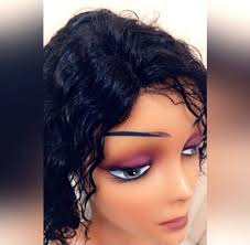 Short Deep Curly Human Hair Bob Wig Deep Curly