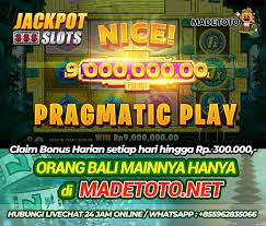 Madetoto Pragmatic Slot Online Daftar Madetoto Freespin Slot