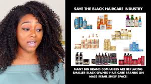 This is potentially the new frontier in black hair care, as filling this market void can make for a very lucrative endeavor. Save Black Hair Care Are Black Owned Businesses Being Kicked Off Shelves By Big Non Black Brands Youtube