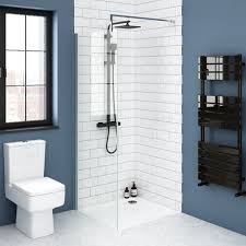 Really small bathrooms can be incredibly challenging to design. Nova 1000 X 1000 Square Wet Room 1000mm Screen Tray Victorian Plumbing Uk