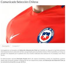 Seleccion chilena logo logo vector,seleccion chilena logo icon download as svg , psd , pdf ai ,vector free. Peru Vs Chile Jugadores De La Roja Decidieron No Jugar Ante La Bicolor En Lima Y Cancelan El Amistoso Fifa Futbol Peruano El Bocon