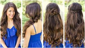 All these brown shaded layers here start at the cheekbones and then go all the way right through the ends. Cute And Easy Hairstyles For Long Hair Home Facebook