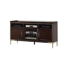 Shop our great selection of classic tv stand & save. Spacious Wooden Tv Stand With Metal Tapered Legs Brown And Gold Overstock 28308800