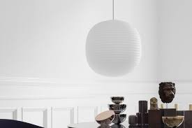 A Lamp Reminding Us Of Traditional Rice Paper Lamps Executed In Frosted Glass Pairing The Iconic Form With A Material E Lantern Pendant Lanterns Restoration