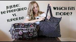 The jujube be classy diaper bag is the most organised and good looking baby changing tote handbag you will own. Jujube Be Prepared Vs Super Be Size Comparison And Review What S In My Diaper Bag Youtube