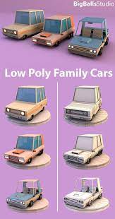 Maya Low Poly Vintage Cars Dondrup Com Low Poly Low Poly Models Low Poly Games