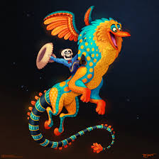 The alebrije are characters in the 2017 disney pixar animated film, coco. Michael Dashow Pablito Galeno