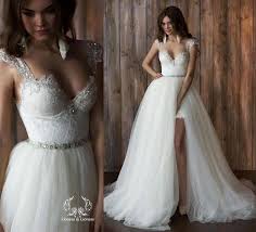 Aliexpress Com Buy 2016 Cap Sleeves Sweetheart Open Back Short Lace Wedding Dress Short Lace Wedding Dress Wedding Dress Detachable Skirt Short Wedding Dress