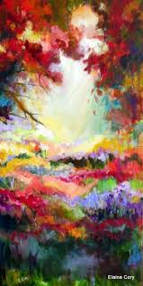 Large Landscape Painting Original Oil 24 X 48 By Elaine Cory Etsy Large Landscape Painting Art Landscape Paintings