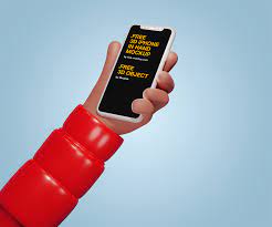 Download Free 3d Iphone In Hand Mockup Free Mockup
