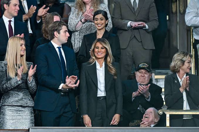 Barron Trump towers over Ivanka showing staggering height in rare State of  the Union appearance | Irish Star