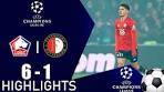 Lille vs Feyenoord 6-1/ highlights & ALL Goals and Extended ... - YouTube