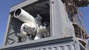 Laser Weapon System Laws Demonstration Aboard Uss Ponce Youtube
