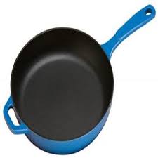 Set includes a 6.5, 8 and 10 kitchen skillets. Lodge Mfg Co Lodge Ec11s33 Enameled Cast Iron Skillet 11 Inch Caribbean Blue