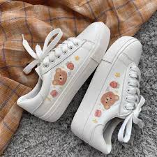 Confidence, community, and joy @suitecarolinesalon / design by dion mills welcome to the age of pastel hair. 1528 Tumblr Basic Ulzzang Cute Bear Heart Aesthetic Pastel White Lace Up Sneakers Women S Fashion Footwear Sneakers On Carousell