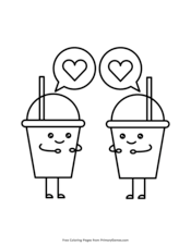 I love you coloring pages pdf. I Love You Coloring Page Free Printable Pdf From Primarygames