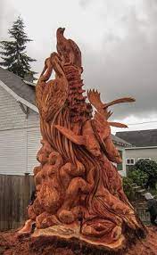 I recently finished this surf inspired sculpture made from a tree trunk.i'm really proud of this one and you hope you like it. How To Commission A Tree Stump Sculpture Tomas Vrba Studio