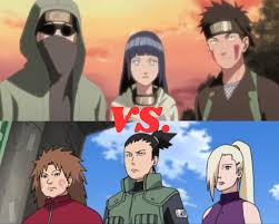Team 8 vs Team 10. Which team has better teamworkformations. Choji has a  transformation jutsu but so does Kiba and Akamaru. Whos taking the W? : r Naruto