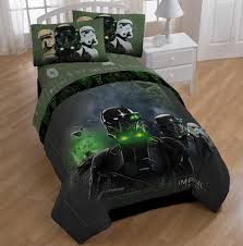 Star wars queen size bedding set besting gift for war fans 2 pieces com. Disney Star Wars Rogue One Imperial Comforter Reviews Wayfair
