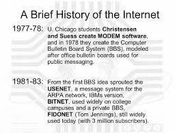 Modems are one of the most common computing devices, but they've changed a lot over the years. A Brief History Of The Internet The Timeline 1958 Arpa The Advanced Research Projects Agency Is Created By The U S Defense Department In Response Ppt Download