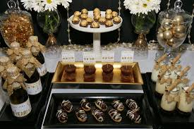 Latest Events Sweet Events Bay Area Candy Dessert Buffet And Photo Booth Gold Dessert Table Black Dessert White Dessert Tables