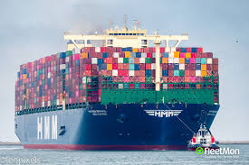 The hmm algeciras travels in the fe4 service between asia and northern europe for the shipping consortium the alliance, and also calls in hamburg. Photo Of Hmm Algeciras Imo 9863297 Mmsi 351297000 Callsign 3edf2 Taken By Leopixels