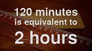 120 Min To Hr How Long Is 120 Minutes In Hours Convert