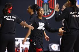 The las vegas metropolitan area is home to many sports, most of which take place in the unincorporated communities around las vegas rather than in the city itself. Why Does The W N B A Sayhername Ask Angel Mccoughtry The New York Times