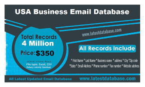 Usa Business Consumer Email List Latest Mailing Database Email Marketing Lists Direct Mail Marketing Email List