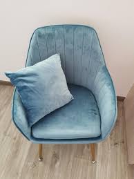 With so many different table leg options for creating a diy desk, why not give yourself the perfect workspace? Nordic Blue Velvet Desk Chair With Gold Legs Furniture Home Living Furniture Tablets Sets On Carousell