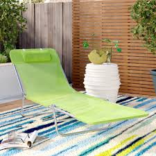 This single chaise lounge set with cushion brings a homey yet sophisticated style to any backyard or patio space. Outdoor Lounge Chairs Wayfair
