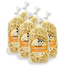Is there a low carb pasta that tastes good? Amazon Com Al Dente Carba Nada Egg Fettuccine 10 Ounce Bags Pack Of 6 Fettuccini Pasta Grocery Gourmet Food