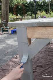 Diy Anleitung Fur Einen Gartentisch Aus Bauholz Fraulein Emmama Gartentisch Holz Gartentisch Bauen Mit Holz