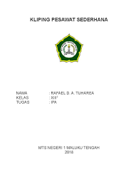Ilmu pengetahuan alam (ipa) grade/level: Kliping Pesawat Sederhana Docx
