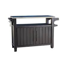 Entertain This Summer In Style By Choosing This Wonderful Storage Resin Serving Station Deck Box From Keter Patio Storage Outdoor Serving Cart Outdoor Kitchen