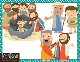 Black And White Kids Hug Clipart Joseph And The Coat Of Many Colors Coat Of Many Colors Bible Lessons For Kids Joseph Dreams