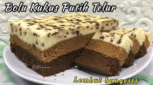 Resep bolu susu kukus pisang cokelat, hasilnya lembut dan mengembang. Bolu Kukus Putih Telur Lembut Youtube