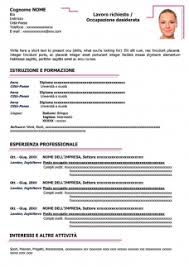 Curriculum Vitae Da Compilare In Word Modello Cv Gratis
