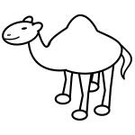 A camel is a very strange but at the same time very useful animal for a human being. How To Draw A Camel