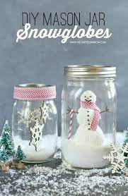 Diy Mason Jar Snowglobes Christmas Snow Globes Diy Christmas Mason Jars Jar Crafts