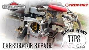 Having trouble starting your troy bilt pressure washer? Briggs Stratton Carburetor Repair Troy Built Pressure Washer Repair Part 1 Ranch Hand Tips Youtube