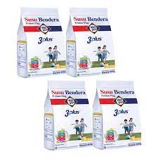 Susu bubuk dengan nutrisi penting. Susu Bendera 3 Susu Pertumbuhan Madu 600g Bundle Isi 4 Lazada Indonesia