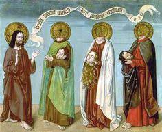 the decapitated saints who still managed to hold their heads up art medieval art medieval illustration