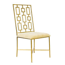 David Iron Dining Chair Dining Chairs Side Chairs Dining Beige Dining Chair