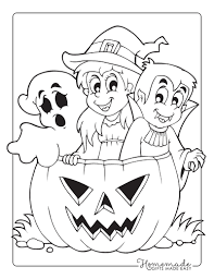 Cute princess witch with a pumpkin in autumn. 89 Halloween Coloring Pages Free Printables