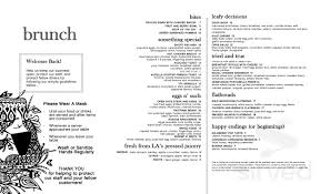 Studio city, ca 91604 uber. The Front Yard Menu In North Hollywood California Usa