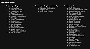Pc, xbox 360 | submitted by gamesradar. Unlock Every Dragon Age Promotional Item For Free Just Push Start